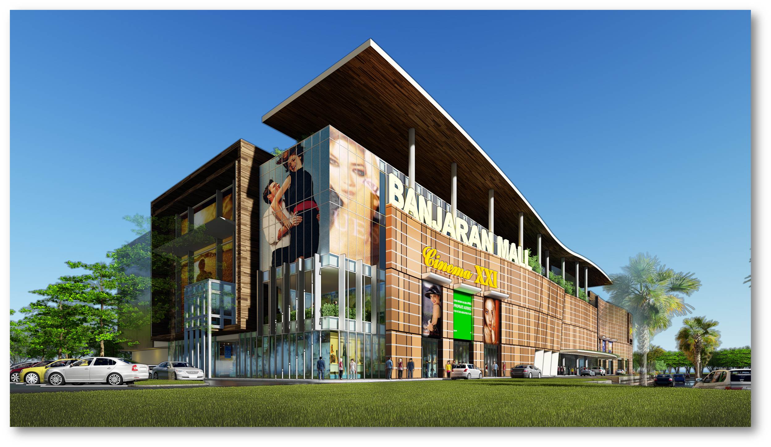 Exterior view of Sentra Niaga Banjaran retail complex